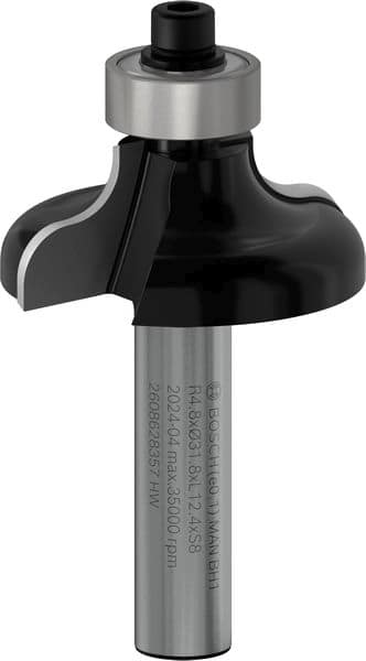 BOSCH Profilfräser G, 8 mm, R1 4,8 mm, D 31,8 mm, L 12,4 mm, G 54 mm