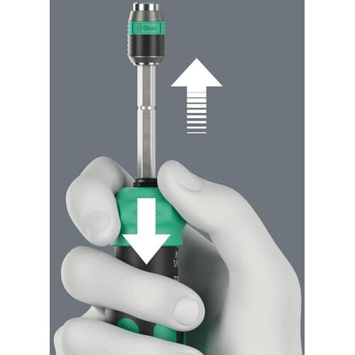 WERA Magazinbithalter Kraftform Kompakt 26 RA-R 6-tlg.m.Tasche WERA