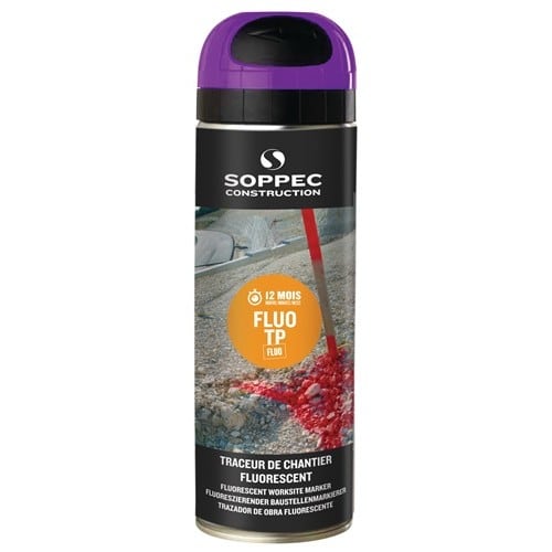 SOPPEC Baustellenmarkierspray FLUO TP neonviolett 500ml Spraydose SOPPEC