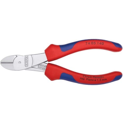 KNIPEX Kraftseitenschneider L.140mm Form 0 Mehrkomp.-Hülle KNIPEX