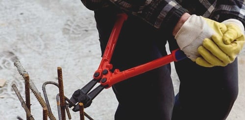 KNIPEX Bolzenschneider L.460mm Mehrkomp.-Hüllen weich 8mm mittel 6mm hart 5mm KNIPEX