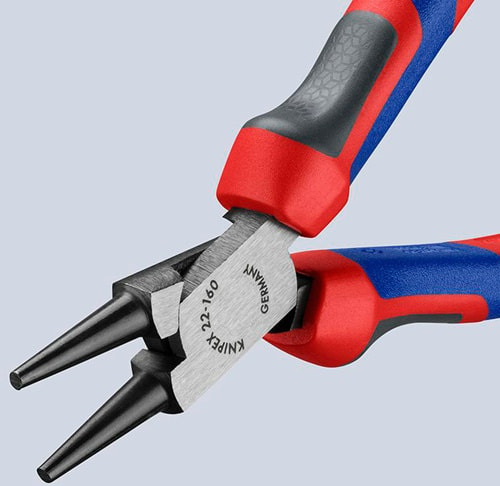 KNIPEX Rundzange L.160mm Kopf pol.Comfort-Griff KNIPEX