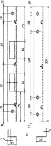 SCHNEGEL Sicherheitswinkelschließblech L.300mm B.25mm S.2mm VA ma geb.005/3126 SCHNEGEL