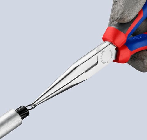 KNIPEX Flachrundzange L.200mm verchr.ger.Comfort-Griff KNIPEX