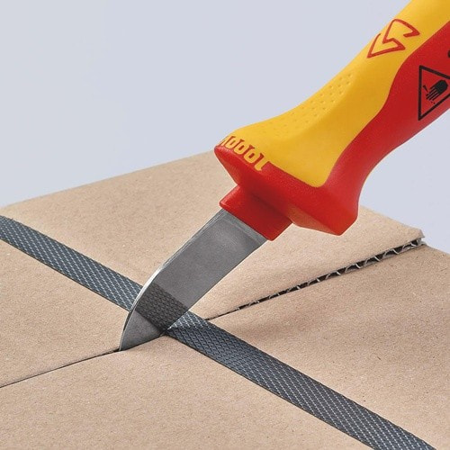 KNIPEX Kabelmesser L.190mm Klingen-L.50mm VDE67g Mehrkomponentengriff KNIPEX