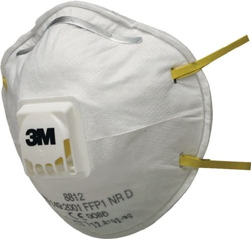 3M Atemschutzmaske 8812 FFP1/V NR D m.Ausatemventil 3M