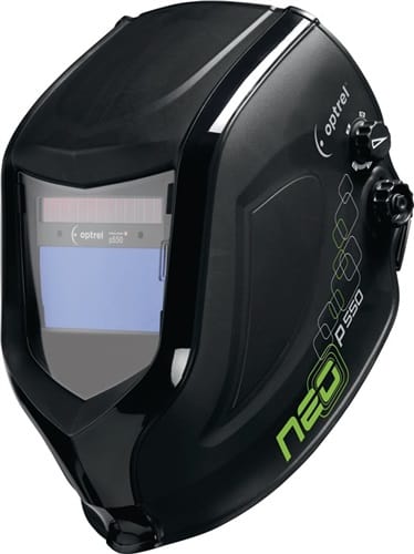 OPTREL Schweißerschutzhelm neo p550 unlackiert 90x110mm EN 379 DIN 4/9-13 Krt.OPTREL