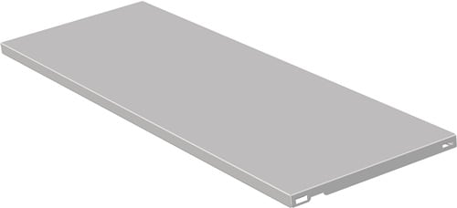 ALFER ELEMENT SYSTEM Stahlfachboden B.800mm T.300mm STA weißalu.ALFER ALUMINIUM