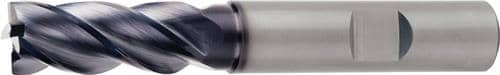 TECWERK Schaftfräser DIN 6527L Typ UNI HPC D.12mm VHM TiAlN HB Z.4 lang TECWERK