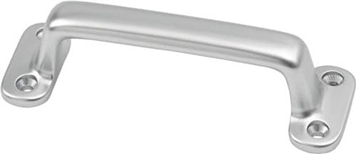 HERMETA Handgriff A.22mm L.110mm B.36mm Alu-Guss silberf.elox.Löcher 4,D.3,7mm HERMETA