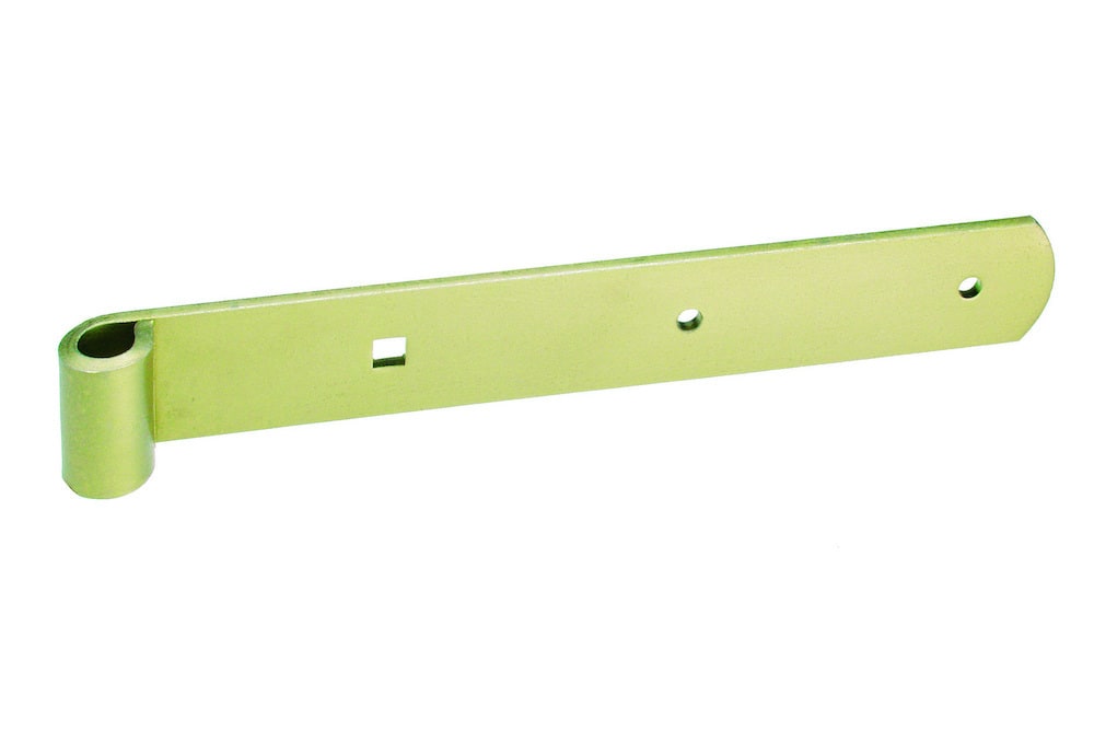 POLLMANN Ladenband, Rolle Ø 12 mm, Ende gerundet, gelb verzinkt