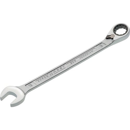 HAZET Maulringratschenschlüssel 606 SW 19mm L.268,3mm umschaltbar,Rings.15Grad HAZET