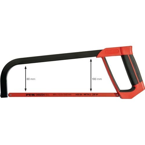 PUK Metallsägebogen B32100 Blatt-L.300mm 24 Z./Zoll D-Komfortgriff PUK