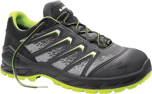 LOWA Sicherheitsschuh Larrox Work GTX grey Lo Gr.47 grau/grün S3 HI HRO CI SRC