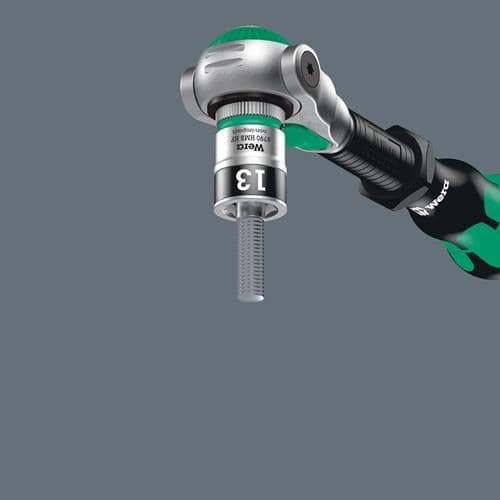 WERA Steckschlüsselsatz 8100 SB HF 1 13-tlg.Innenvierkantant,3/8 Zoll Textilbox WERA