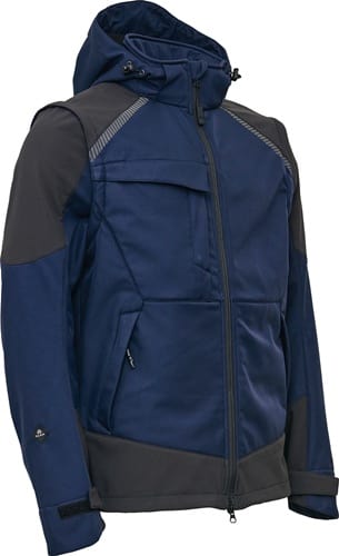 ELKA RAINWEAR Softshelljacke WORKING XTREME Gr.XXL marine/schwarz ELKA RAINWEAR