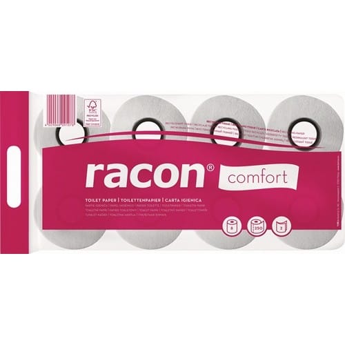 RACON Toilettenpapier Comfort 2-lagig,Kleinrollen