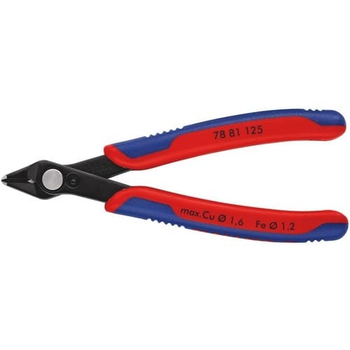 KNIPEX Elektronik-Seitenschneider Super-Knips® L.125mm Form 8 Facette ja,kl.brün.