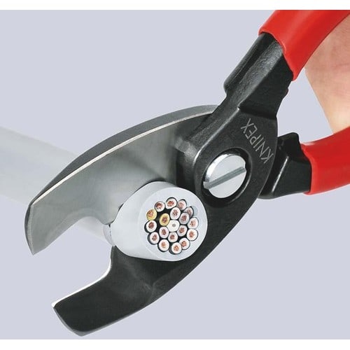 KNIPEX Kabelschere L.200mm Ku.-Überzug KNIPEX