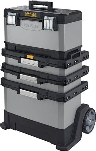 STANLEY Rollende Werkstatt B568xT389xH893mm Ku.u.Metall abnehmbare Werkzeugbox STANLEY