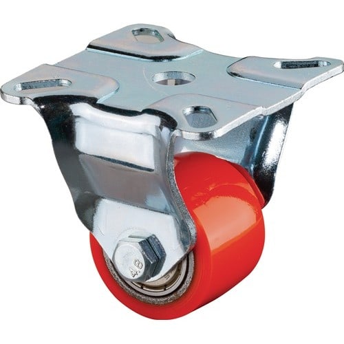BS ROLLEN Bockrolle 35mm 100kg PU 90 +/- 3 Shore A Kugell.60x60mm STA BS ROLLEN
