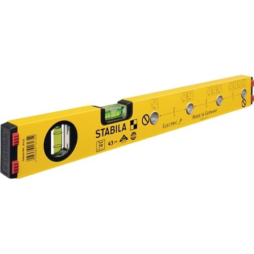 STABILA Wasserwaage 70 Electric 43cm Alu.gelb ± 0,5mm/m STABILA