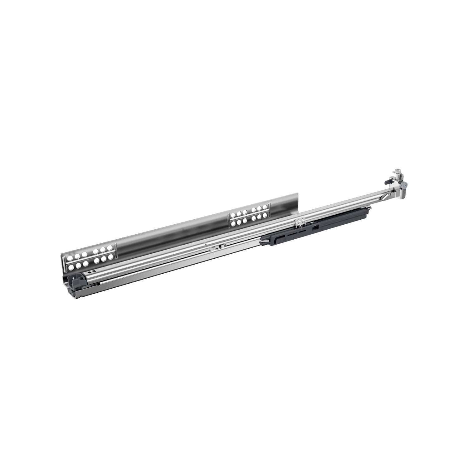 HETTICH Vollauszug Quadro V6 5D M (30 kg) mit Silent System, Push to open Silent kompatibel, 350 mm, links, 9332647