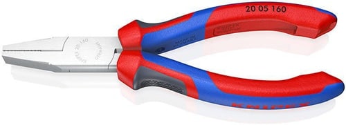 KNIPEX Flachzange DIN ISO 5745 Gesamt-L.160mm verchr.Comfort-Griff KNIPEX