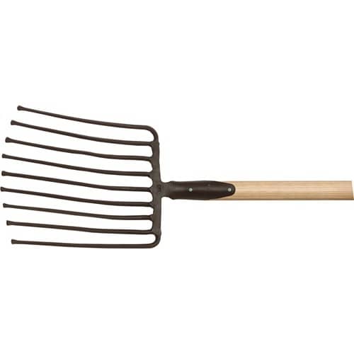 IDEAL Steingabel 9,Zinken-L.330mm m.Federdülle,o.Stiel STA IDEAL