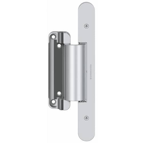 SIMONSWERK Verdecktliegendes Türband TECTUS® TE 680 3D FD, Stahl, tiefschwarz