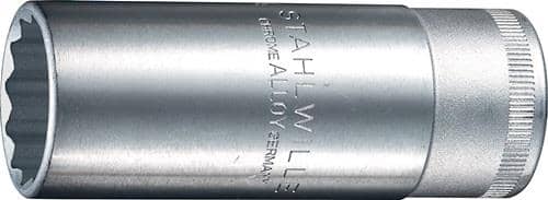 STAHLWILLE Steckschlüsseleinsatz 51 1/2 Zoll 12-kant SW 27mm L.83mm STAHLWILLE