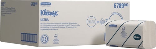 KLEENEX Handtuch 6789 2-lagig,geprägt hochweiß L.ca.217 mmxB.ca.210mm 2790 Tücher/VE
