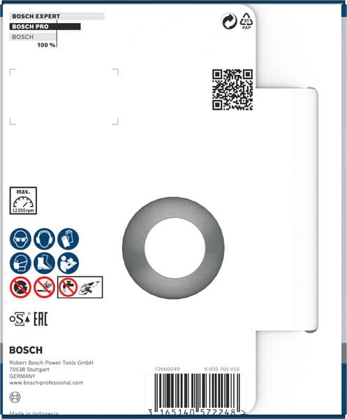 BOSCH Fugenfräser Expert for Mortar, 125 x 6 x 7 x 22,23 mm