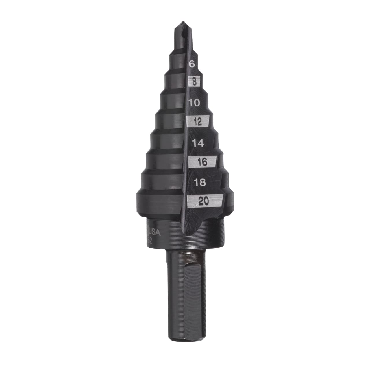MILWAUKEE 4 bis 20 mm, 2 mm Stufen Stufenbohrer