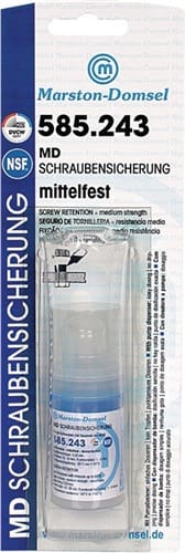 MARSTON-DOMSEL Schraubensicherung 585.243 mittelfest hochviskos dunkelblau S6 MARSTON
