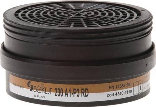 EKASTU Kombinationsfilter 230 A1-P3 EN 14387 f.2 St./Btl.EKASTU