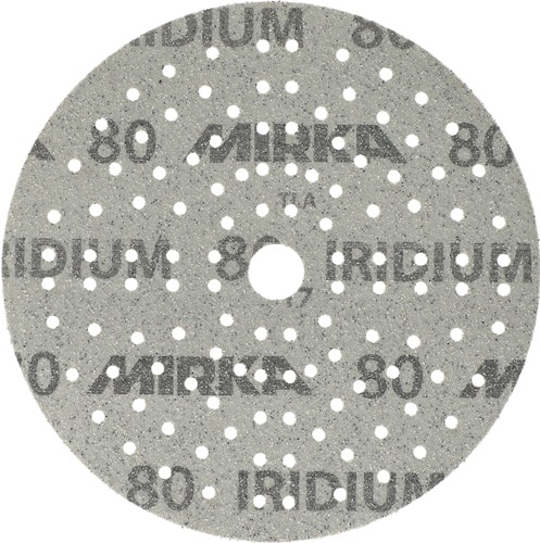 MIRKA Haftschleifscheibe IRIDIUM Grip 121L 150mm K.40 f.HO/Metall/Lack/Ku.