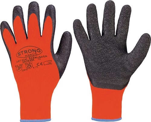 STRONGHAND Kälteschutzhandschuhe Rasmussen Gr.11 orange/schwarz EN 388,EN 511 PSA II