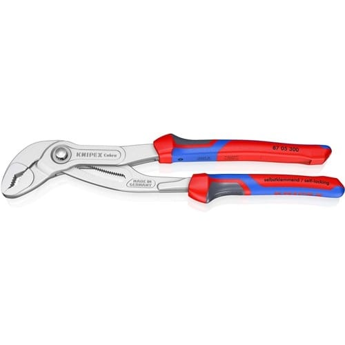 KNIPEX Wasserpumpenzange Cobra® L.300mm Spann-W.60mm verchr.Comfort-Griff KNIPEX