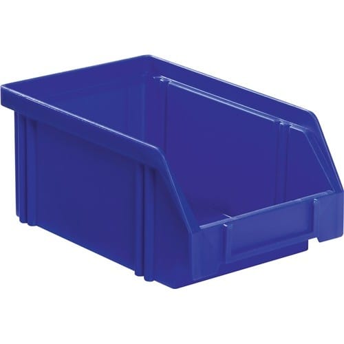 LA-KA-PE Sichtlagerkasten LK L160/140xB105xH75mm PS blau LA-KA-PE