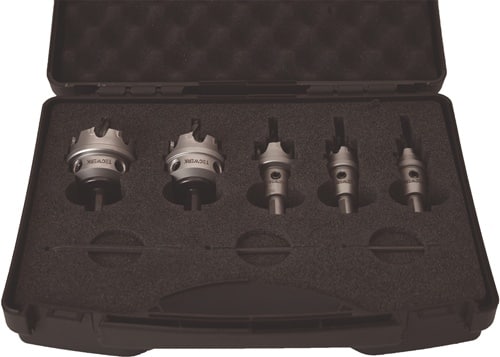 TECWERK Lochsägensatz 8-tlg.16-40mm Schnitt-T.4mm HM-bestückt TECWERK