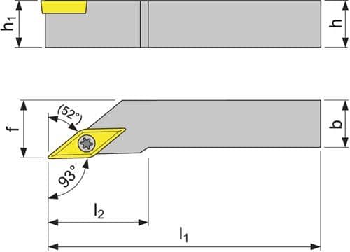 Klemmdrehhalter Außendrehen TECWERK