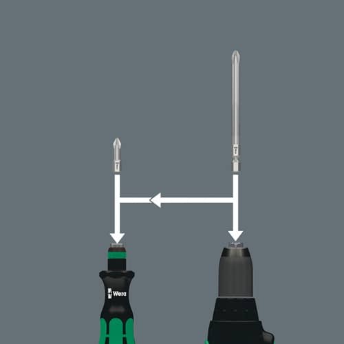 WERA Schraubendrehersatz KK 62 33-tlg.m.Handhalter u.Wechselkl.WERA