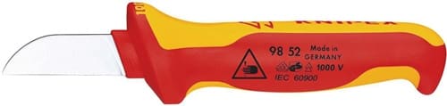 KNIPEX Kabelmesser L.190mm Klingen-L.50mm VDE67g Mehrkomponentengriff KNIPEX
