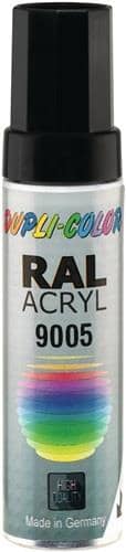 DUPLI-COLOR Lackstift tiefschwarz ma RAL 9005 12 ml Stift DUPLI-COLOR