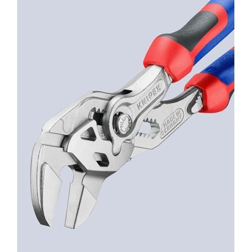 KNIPEX Zangenschlüssel L.180mm Spann-W.40mm verchr.Mehrkomp.-Hülle KNIPEX