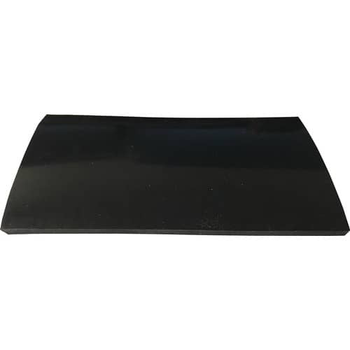Gummiplatte B.1,4m L.10m D.3mm schwarz EPDM/SBR m.Gewebeeinlage
