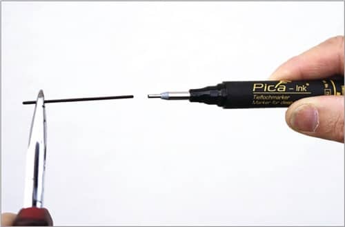 Tieflochmarker Pica-Ink mit Teleskopspitze PICA