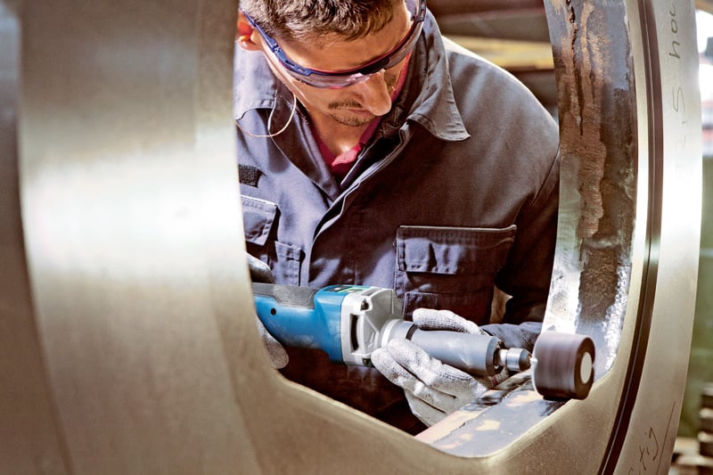 BOSCH Akku-Geradschleifer GGS 18V-10 SLC mit L-BOXX