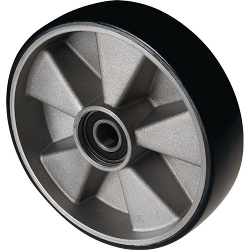 PFAFF Lenkrad Polyurethan Naben-L.43mm Rad-B.50mm D.200mm Guss-Felge